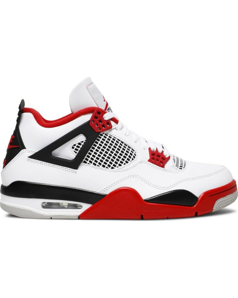 Image de la paire de sneakers Air Jordan 4 Retro OG 'Fire Red' 2020